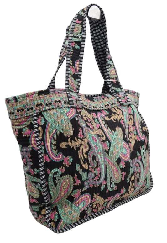 REVERSIBLE QUILTED TOTE BAG
