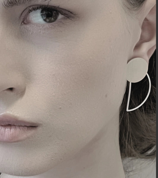 DNSK 2 PART EARRINGS