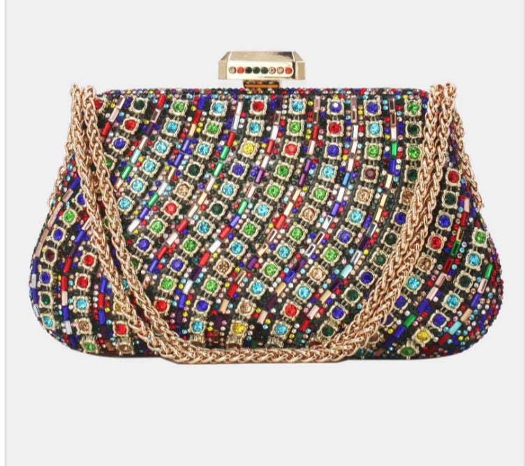 RHINESTONE EVENING BAG