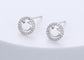 CRYSTAL SMILEY EARRINGS