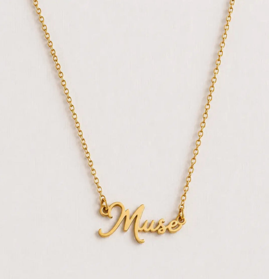 STAINLESS STEEL MUSE NECKLACE