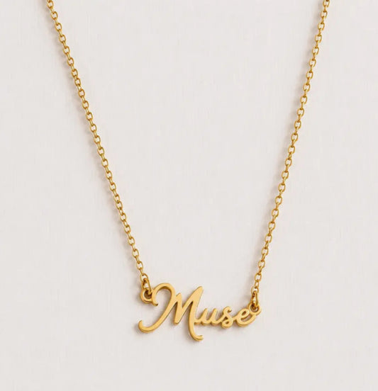STAINLESS STEEL MUSE NECKLACE