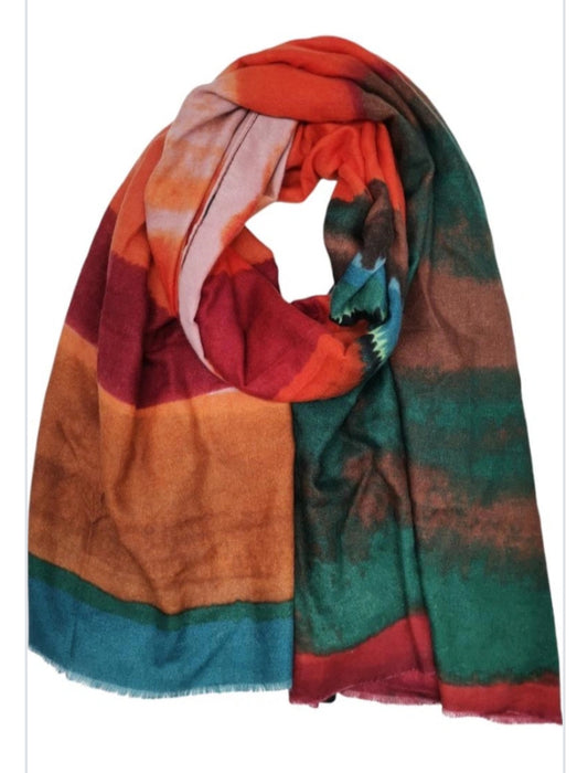 ABSTRACT PRINT SCARF