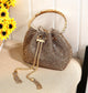 GOLD CRYSTAL OCCASION BAG