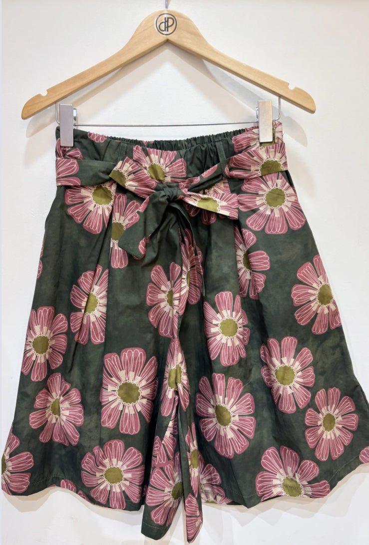COTTON PRINT BERMUDA SHORTS - 10-16