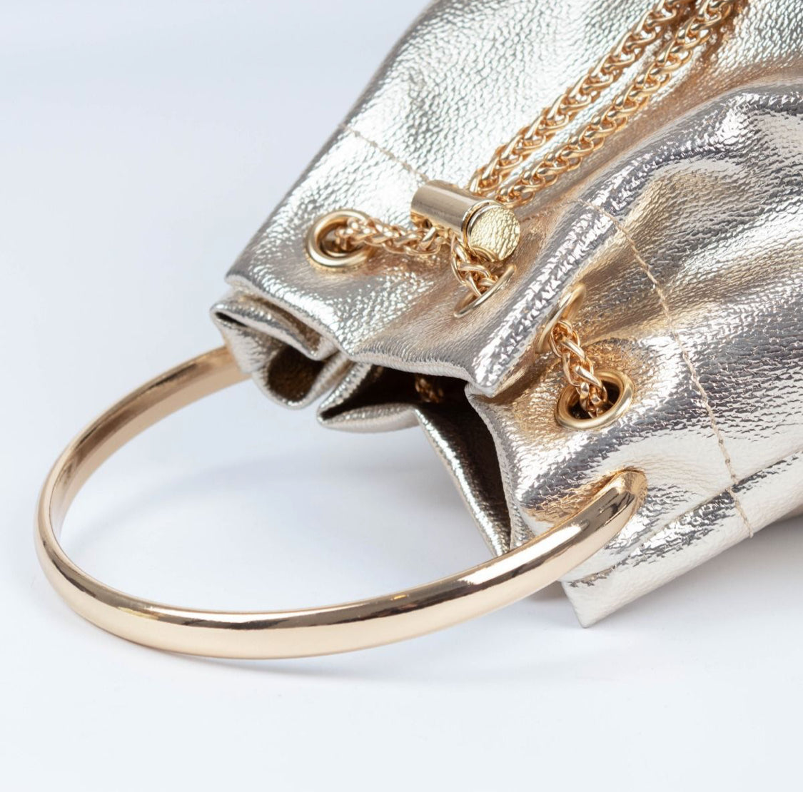 METALLIC GOLD OCCASION BAG