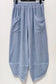 LINEN/COTTON POCKET PANTS - 10-16 - LIGHT BLUE