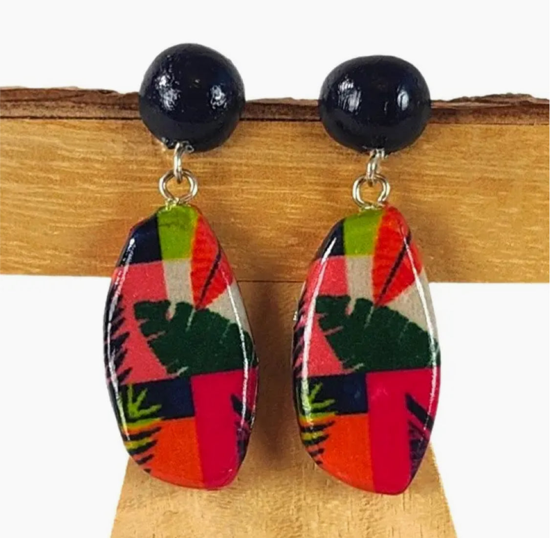 DECOUPAGE EARRINGS