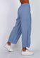CARGO LINEN PANTS - 10-16 - BLUE