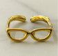 STAINLESS STEEL GLASSES RING