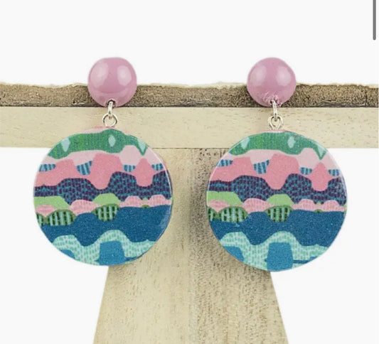 DECOUPAGE EARRINGS