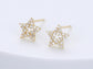 CRYSTAL STAR STUD EARRINGS
