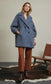 DOUBLE BREASTED COAT - 10-16 - BLUE