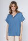 LYOCELL DENIM TOP - 10-16 - MID WASH