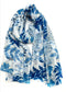 COTTON BLEND FOIL SCARF