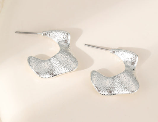 MATT HOOP STUD EARRINGS