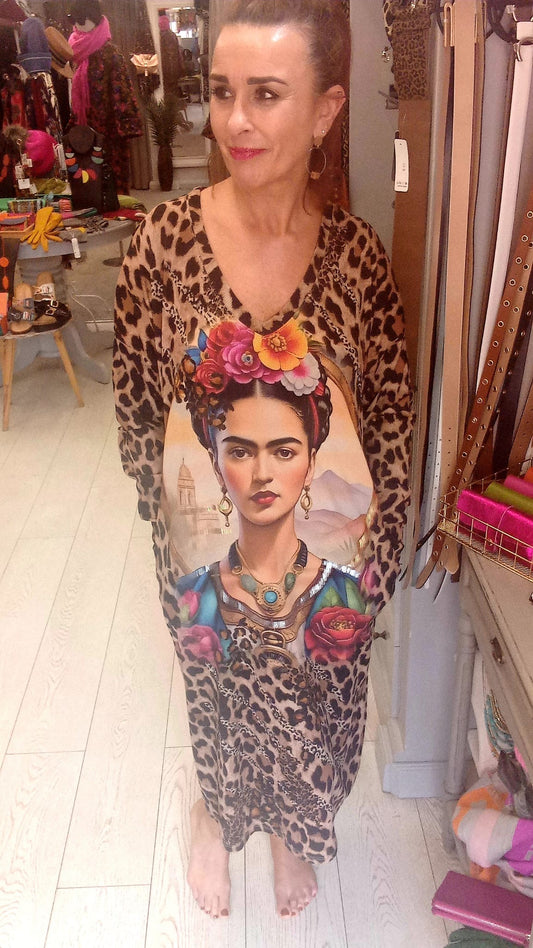 FRIDA PRINT DRESS - 10-16