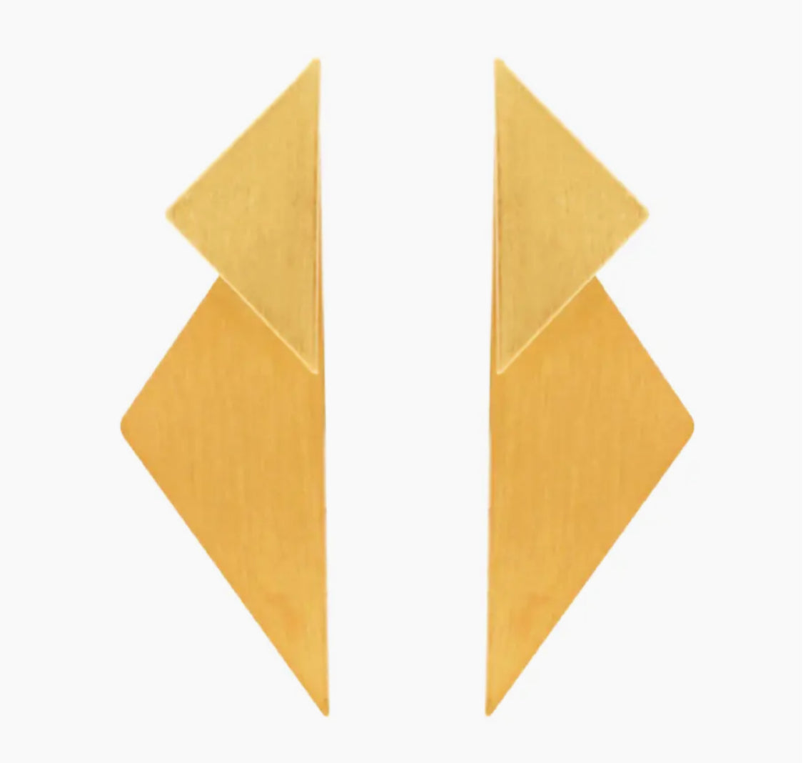 DNSK - TRIANGLES STUD EARRINGS