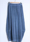 LINEN/COTTON BARREL PANTS - 10-16 - DENIM BLUE
