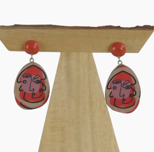 DECOUPAGE EARRINGS