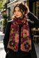 FLORAL FOIL SCARF