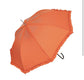 ORANGE CRYSTAL FRILL UMBRELLA