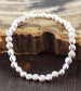 SILVER PLATED BEAD ELASTICATED BRACELET