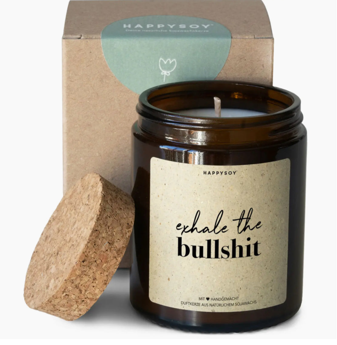 HAPPY SOY EXHALE THE BULL** CANDLE