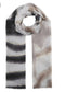 FOIL PRINT SCARF - GREY