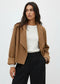 WATERFALL BOUCLE JACKET - 10-14 - CAMEL