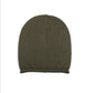 PLAIN KNIT BEANIE- KHAKI