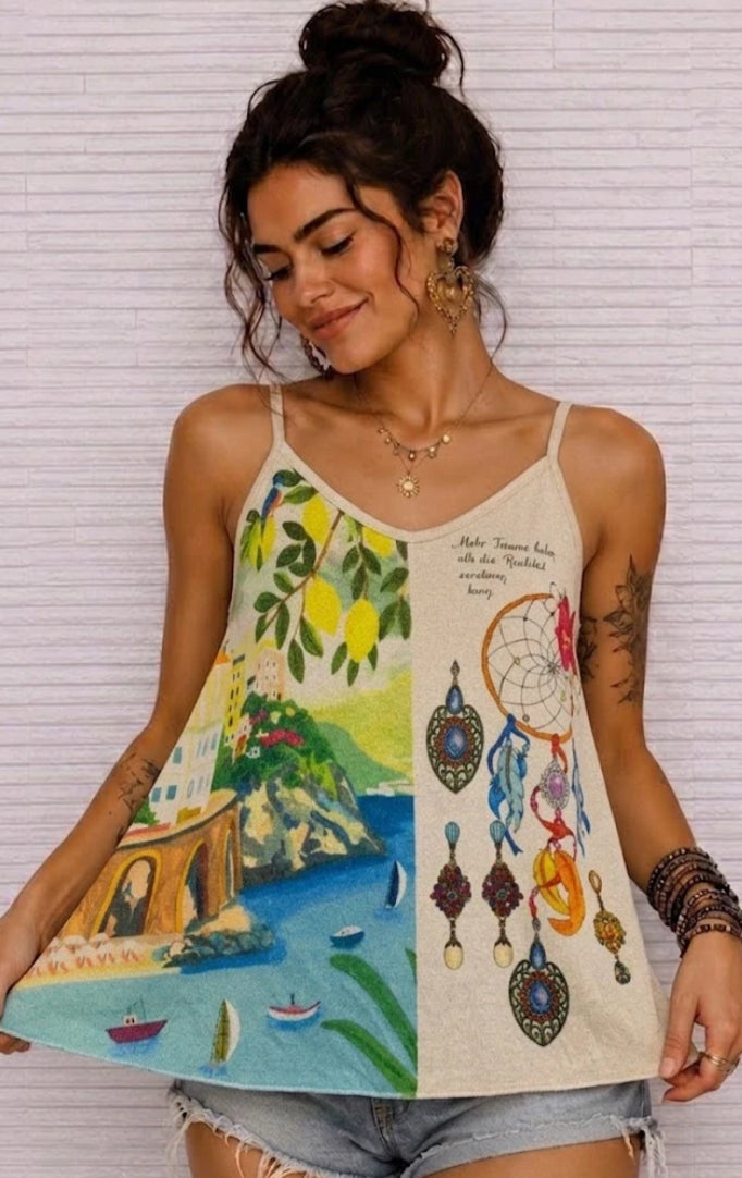 PRINT CAMI - 8-14