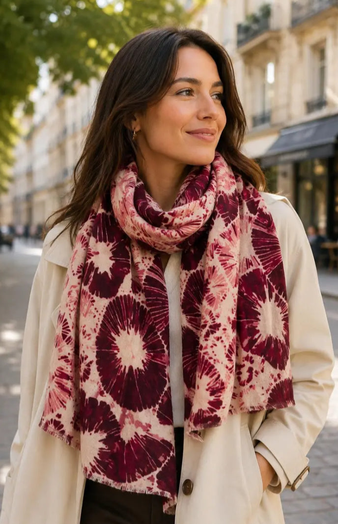 FLORAL PRINT SCARF