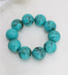 ACYRLIC BEADED BRACELET - TURQUOISE