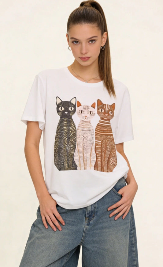 COTTON GRAPHIC TEE - 10-16