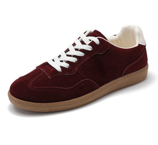 BURGUNDY SNEAKERS