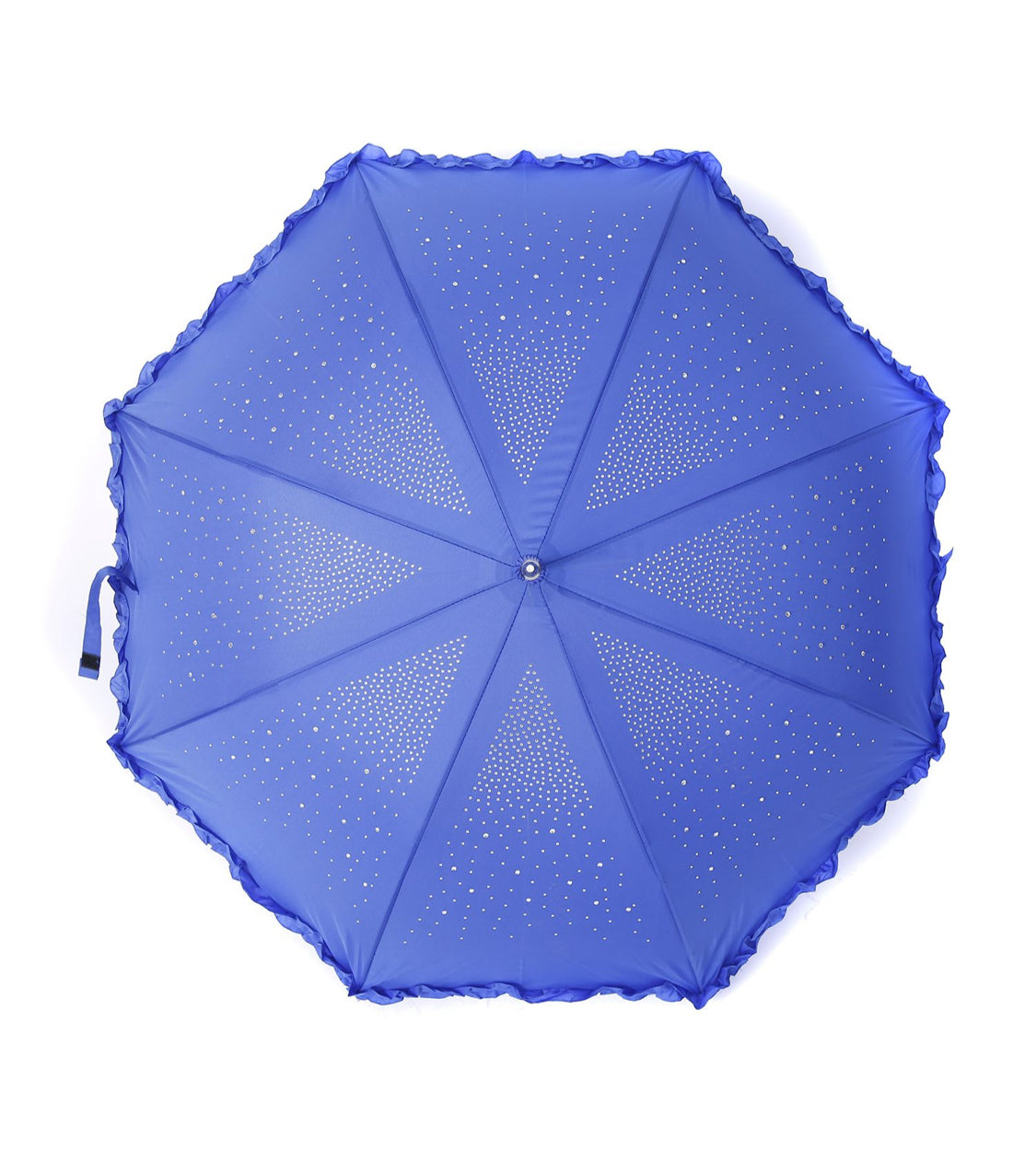 BLUE CRYSTAL FRILL UMBRELLA ( CLICK ‘N COLLECT ONLY )