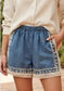 COTTON BLEND SHORTS - 8-12