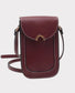 PHONE CROSSBODY - BURGUNDY