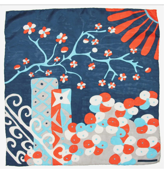 SILK SQUARE SCARF