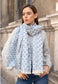 WOVEN COSY SCARF- BLUE
