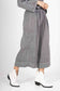 COTTON LINEN BLEND CROPPED PALAZZO - 10-16 - CHARCOAL