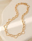 T-BAR HEART NECKLACE - GOLD
