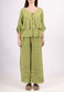 LINEN MESH DETAIL JACKET - 10-16 - LIME
