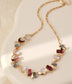 BURGUNDY STATEMENT NECKLACE