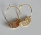 KAIKO - HALF MOON BRASS EARRINGS