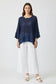 COTTON MESH TOP - 10-16 - NAVY