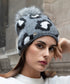 FLEECE LINED POM HAT