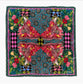 GEISHA PRINT SQUARE SCARF