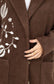 FLOWER TEDDY COAT - 8-14 - BROWN